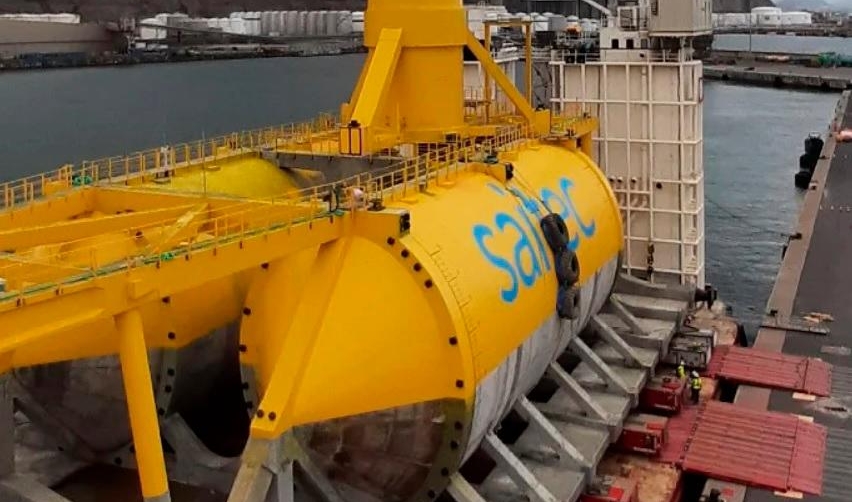DemoSATH es un prototipo fabricado por Saitec en el Puerto de Bilbao.