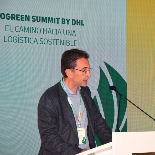 Miguel Borrás, director general del DHL Express España. Foto M.C.