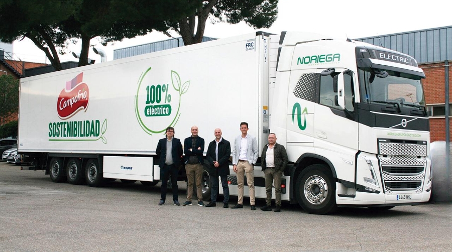 Ismael Martínez, director SC CFSpain; Jaime Perez, CoE Logística y Transporte Sigma Europa; Alexis Dasca, director Desarrollo de negocio Alianza Logistics; Antonio Cortés Noriego, director Adjunto de Noriega Grupo Logistico y José Noriega, director General de Noriega Grupo Logistico.